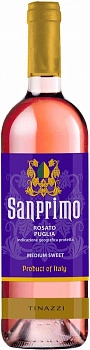 Вино Tinazzi Sanprimo Rosato Puglia IGP Санпримо Росато 2019 750 мл