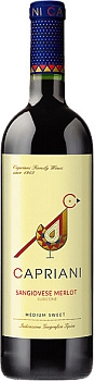 Вино Capriani Sangiovese-Merlot Medium Sweet  Rubicone IGT    750 мл