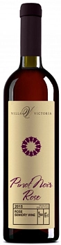 Вино Вилла Виктория Пино Нуар Семигорье розовое  2016 750 мл