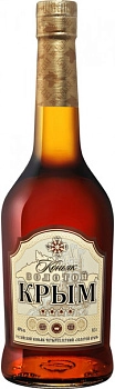 Коньяк  Золотой Крым 4-летний  КВКЗ 500 мл