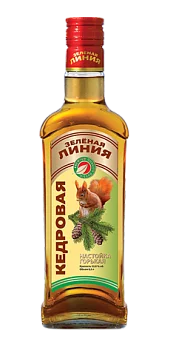 Настойка горькая Зеленая линия Кедровая 500 мл