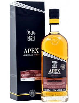 Виски M & H Apex Rum Cask  gift box  700 мл 57,1%
