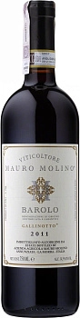 Вино Mauro Molino Barolo Gallinotto DOCG Мауро Молино Бароло Галлинотто в подарочной упаковке 2018 1500 мл 15%