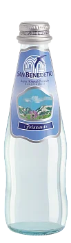 Вода San Benedetto Sparkling Glass Сан Бенедетто газированная в стеклянной бутылке 250 мл
