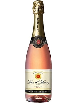 Шампанское  Duc d'Henry brut rose  2022  750 мл 11,5%