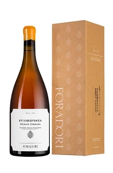 Вино Foradori  Fuoripista Pinot Grigio Vigneti delle Dolomiti IGT gift box  2021 1500 мл