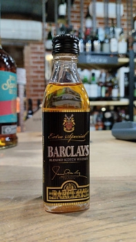 Виски Barclays Blended Scotch 3 years  50 мл  40%