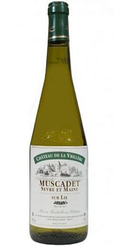 Вино Chateau de la Vrillere Muscadet Sevre et Maine Sur Lie AOC  2013 750 мл