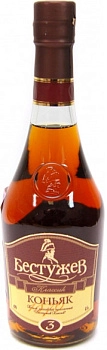 Коньяк Бестужев Классик трехлетний 500 мл