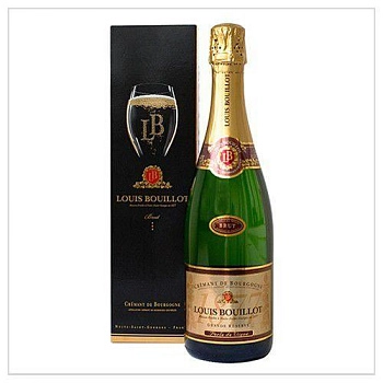 Игристое вино Louis Bouillot  Cremant de Bourgogne Gran Reserve Brut gift box 2025 750 мл