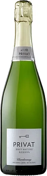 Игристое вино Privat Brut Nature Reserva Chardonnay Cava DO  2019 750 мл