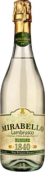 Игристое Вино Chiarli 1860 Mirabello  Bianco Lambrusco di Emilia-Romagna IGT  750мл