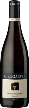 Вино Weingut Burggarten  Spatburgunder  CLASSIC  trocken  Вайнгут Бурггартен  Шпетбургундер Классик трокен  Квалитетсвайн   2019 750 мл 13%