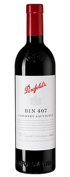 Вино Penfolds Bin 407 Cabernet Sauvignon Пенфолдс Бин 407 Каберне Совиньон  2019 750 мл