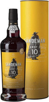 Портвейн  Sandeman  Tawny Porto 10 Years Old   in tube 500 мл