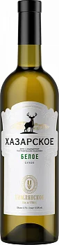 Вино Хазарское Российское белое сухое 750 мл