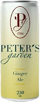 Вода Peter's Garden Ginger Ale in can Петер'с Гарден Имбирный Эль в жестяной банке 250 мл