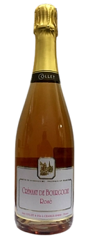 Игристое вино розовое экстра брют Domaine Jean Collet et Fils Cremant de Bourgogne Rose  750 мл