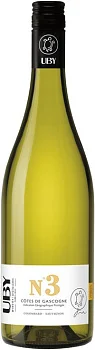 Вино Uby №3 Colombard-Sauvignon, Cotes de Gascogne Юби  №3 Коломбар-Совиньон  2023 750 мл