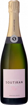 Шампанское Soutiran Rose Grand Cru Brut 750 мл