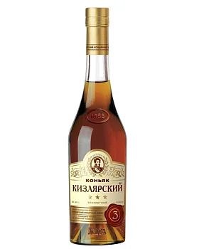 Коньяк  Кизляр трехлетний   500 мл