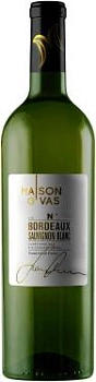 Вино Maison Givas № 2 Bordeaux Sauvignon Blanc Мезон Живас Бордо Совиньон Блан  750 мл