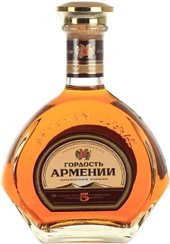Коньяк "Гордость Армении" 5-летний, 0,5л п/у