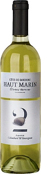 Вино Haut Marin  "Amande" Colombard & Sauvignon  Cotes de Gascogne IGP   750 мл