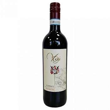 Вино Volpi  Barbera Piemonte DOC Вольпи  Барбера Пьемонт 2019 750 мл