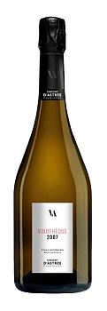 Шампанское  VINCENT D'ASTRÉE CHAMPAGNE VINOTHÈQUE BLANC DE BLANCS BRUT  2007 750 мл 13,5%