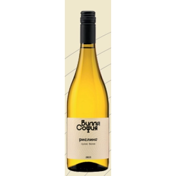 Вино Вилла София Рислинг   белое сухое  750 мл  13,1 %