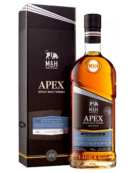 Виски M & H Apex  Mouton Red Wine Cask gift box  700 мл 56,7%