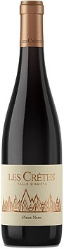 Вино Les Cretes, Pinot Nero, Ле Крет, Пино Неро, 2018, 750 мл