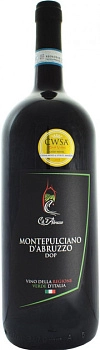 Вино Ca d'Abruzzo   Montepulciano d'Abruzzo  2019 1500   мл