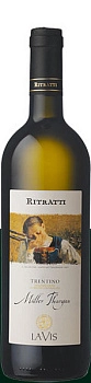 Вино Сantina LaVis Ritratti Muller Thurgau DOC Кантина ЛаВис Мюллер Тургау Ритратти 2012 750 мл