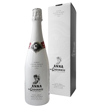 Игристое вино Cava Codorniu Anna de Codorniu Blanc de Blancs Brut gift box 750 мл  11,5%