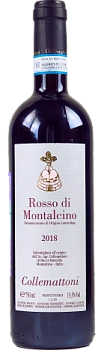 Вино Collemattoni Rosso di Montalcino DOC   2018  750 мл 13,5%