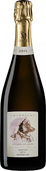 Игристое вино Guy Mea  La Cuvee des Loups  Extra Brut  Champagne Premier Cru AOC     2015 750 мл