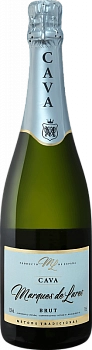 Игристое вино Lopez Morenas  Marques de Lares Cava Brut  DO gift box  750 мл