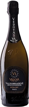 Игристое вино Vedova Valdobbiadene Prosecco Superiore DOCG Extra Dry  750 мл