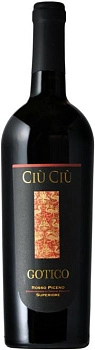 Вино Ciù Ciù Gotivo Rosso Piceno Superiore  2016 750 мл