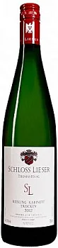Вино Schloss Lieser Riesling Kabinett Trocken Ortswein  Шлосс Лизер Рислинг Кабинет Трокен  2015 750 мл