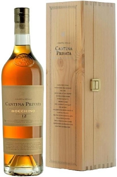 Граппа Bocchino Cantina Privata 18 anni gift box  700 мл