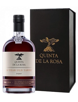 Портвейн Quinta De La Rosa 30 Years Old Tawny gift box  500 мл
