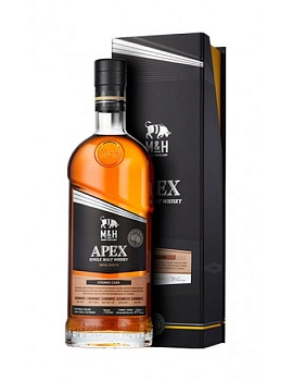 Виски M & H Apex  Single Cask Peated Sherry Cask gift box  700 мл 57,9%