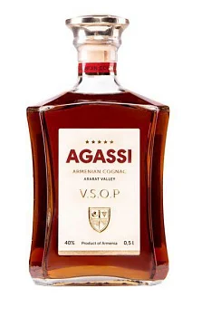 Коньяк AGASSI  V.S.O.P. 5 year 0,5л