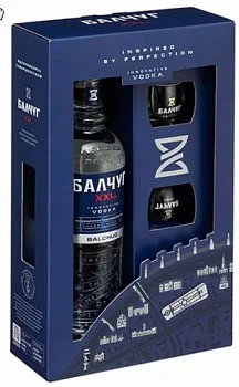 Водка Балчуг 21 век + 2 стопки 500 мл