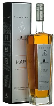 Коньяк  Laurent Jouffe  VSOP  Grande Champagne Cognac   gift box 700 мл  40%