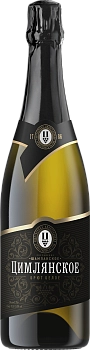 Игристое вино Цимлянское  Российское Шампанское Белое  брют  750 мл