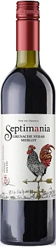 Вино Septimania Grenache, Syrah, Merlot Септимания Гренаш Сира  Мерло  750 мл